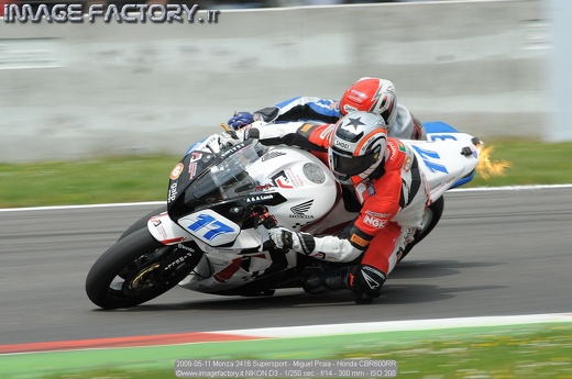 2008-05-11 Monza 2416 Supersport - Miguel Praia - Honda CBR600RR